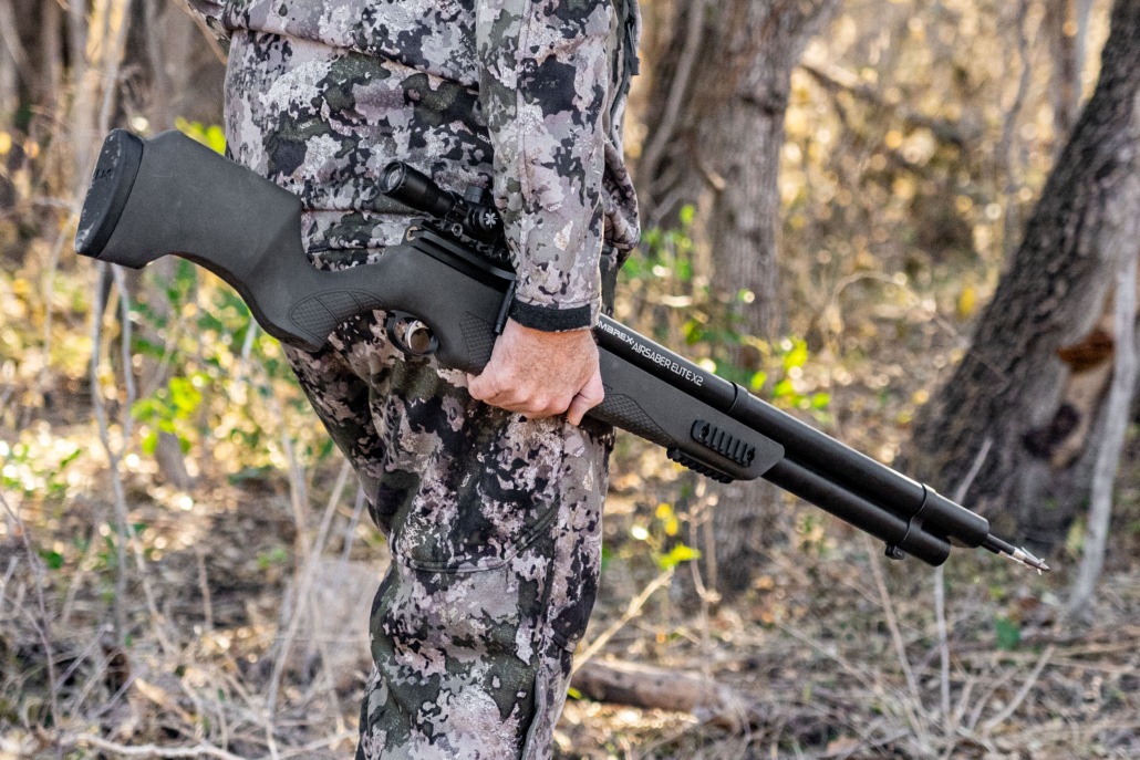 Umarex AirSaber Elite X2 air gun, hunting with AirSaber Elite X2, accurate air gun hunting, air saber elite X2